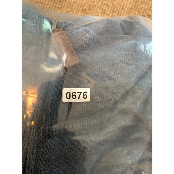 Polo Ralph Lauren Sweater Mens 2XL Gray Cotton 1/4 Zip Mock Neck Pullover - Picture 8 of 8